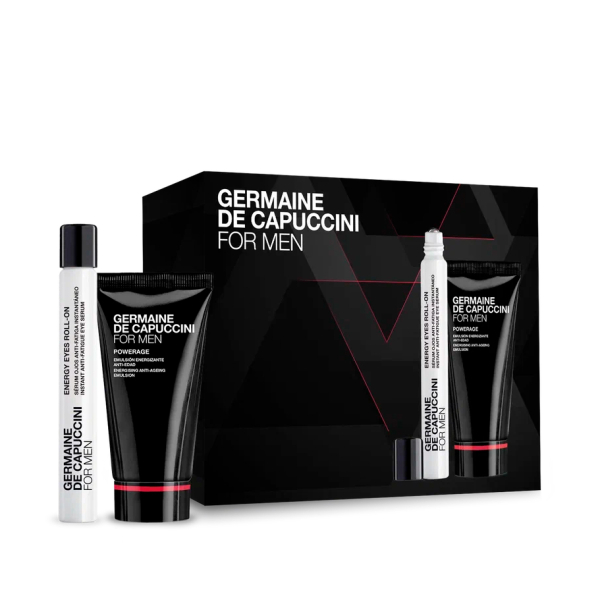 Набор For Men: Эмульсия для век + Эмульсия омолаживающая Germaine de Capuccini 10 / 50 мл