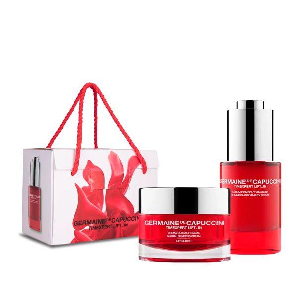 Набор TE Lift In: Гель-сыворотка для лица + Крем насыщенный для лица Germaine de Capuccini 50 / 50 мл
