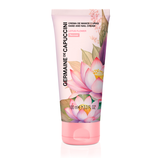 Восстанавливающий крем для рук и ногтей Цветок лотоса Options Hand and Nail Cream Lotus Flower Germaine de Capuccini 100 мл