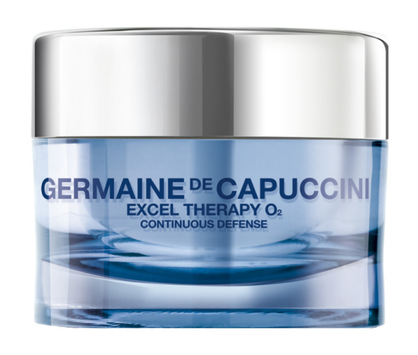 Крем кислородонасыщающий восстанавливающий для лица Excel Therapy O2 Continuous Defense Essential Youthfulness Cream Germaine de Capuccini ( Жермен Де Капучини ) 50 мл