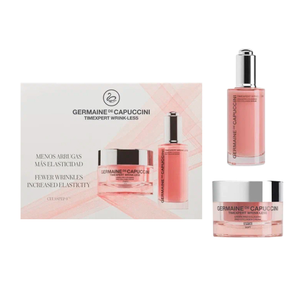 Набор TE Wrink Less: Эмульсия + Крем SPF 30 Soft легкий Germaine de Capuccini 50 / 50 мл