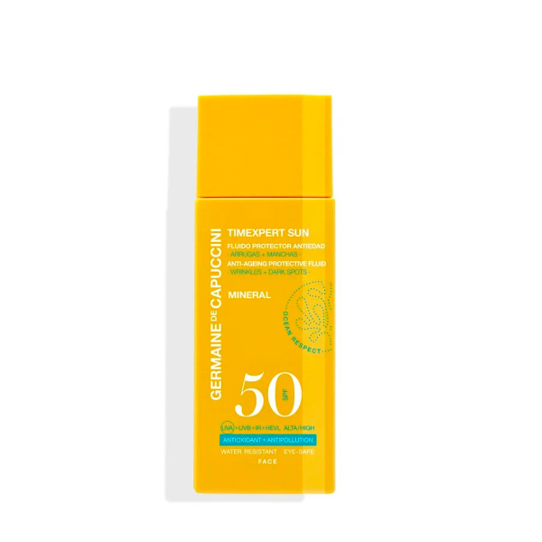 Эмульсия солнцезащитная антивозрастная для лица SPF 50 c минеральными фильтрами Anti-Age Prot Germaine de Capuccini 50 мл
