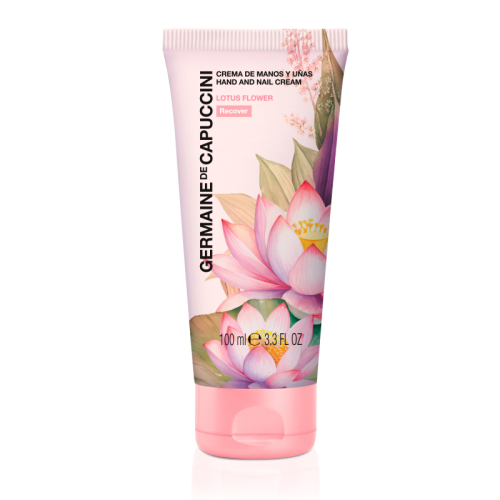 Восстанавливающий крем для рук и ногтей Цветок лотоса Options Hand and Nail Cream Lotus Flower Germaine de Capuccini 100 мл