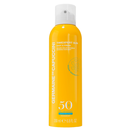 Спрей-лосьон солнцезащитный SPF 50 для лица и тела Easy Fresh Invisible Sun Mist TimExpert Sun Germaine de Capuccini 200 мл