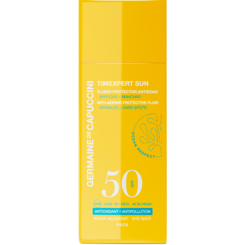 Эмульсия солнцезащитная для лица SPF 50 антивозрастная TimExpert Sun Germaine de Capuccini 50 мл