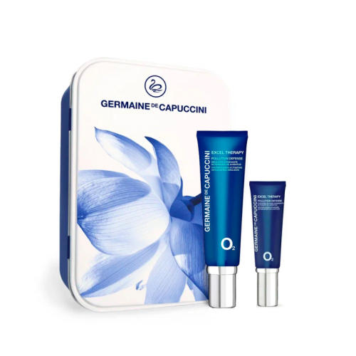 Набор Capture the Beauty ET O2 Крем вокруг глаз + Эмульсия кислородонасыщающая для лица Germaine de Capuccini 15 / 50 мл